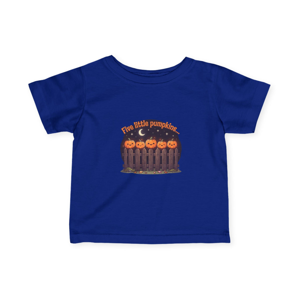 Five Little Pumpkins Infant Tee | Picket Fence Storybook Halloween Baby Shirt