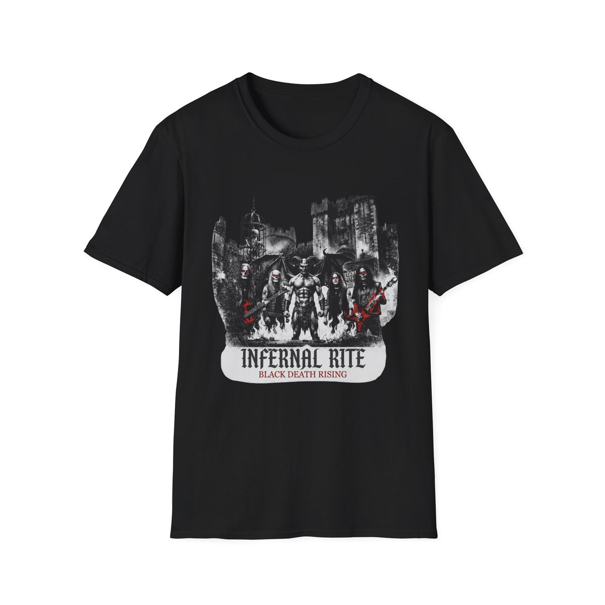 Infernal Rite "Black Death Rising" 2-Sided Premium Graphic Tee