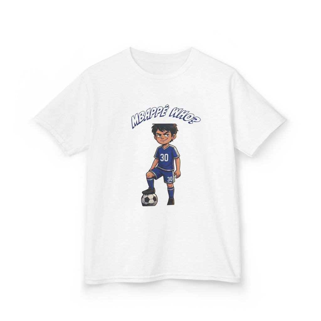 Mbappe Youth Soccer T-Shirt, Kids Football Graphic Tee, Kylian Mbappe Fan Gift, Cool Sports Shirt for Boys and Girls