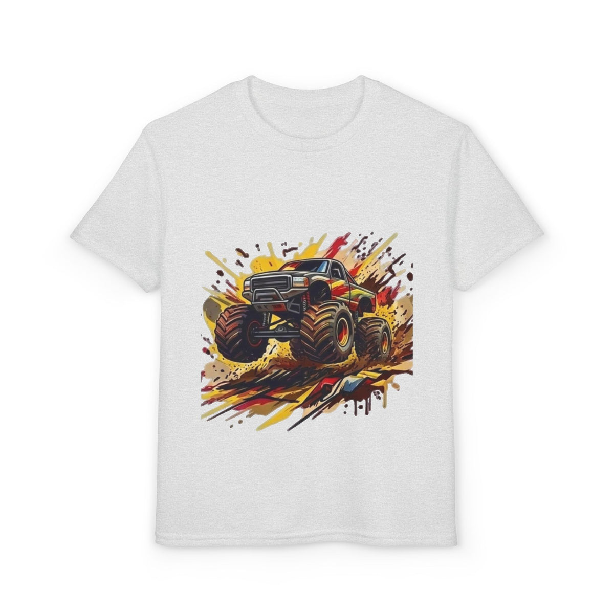 Copy of Monster Truck Illustration Youth T-Shirt | Mud Splash Racing