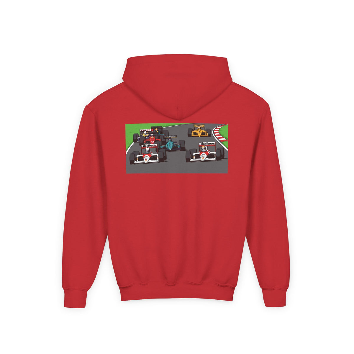 Grid Pack Hoodie, Turbo Era Sweatshirt, Vintage Grand Prix Back Graphic Unisex Pullover
