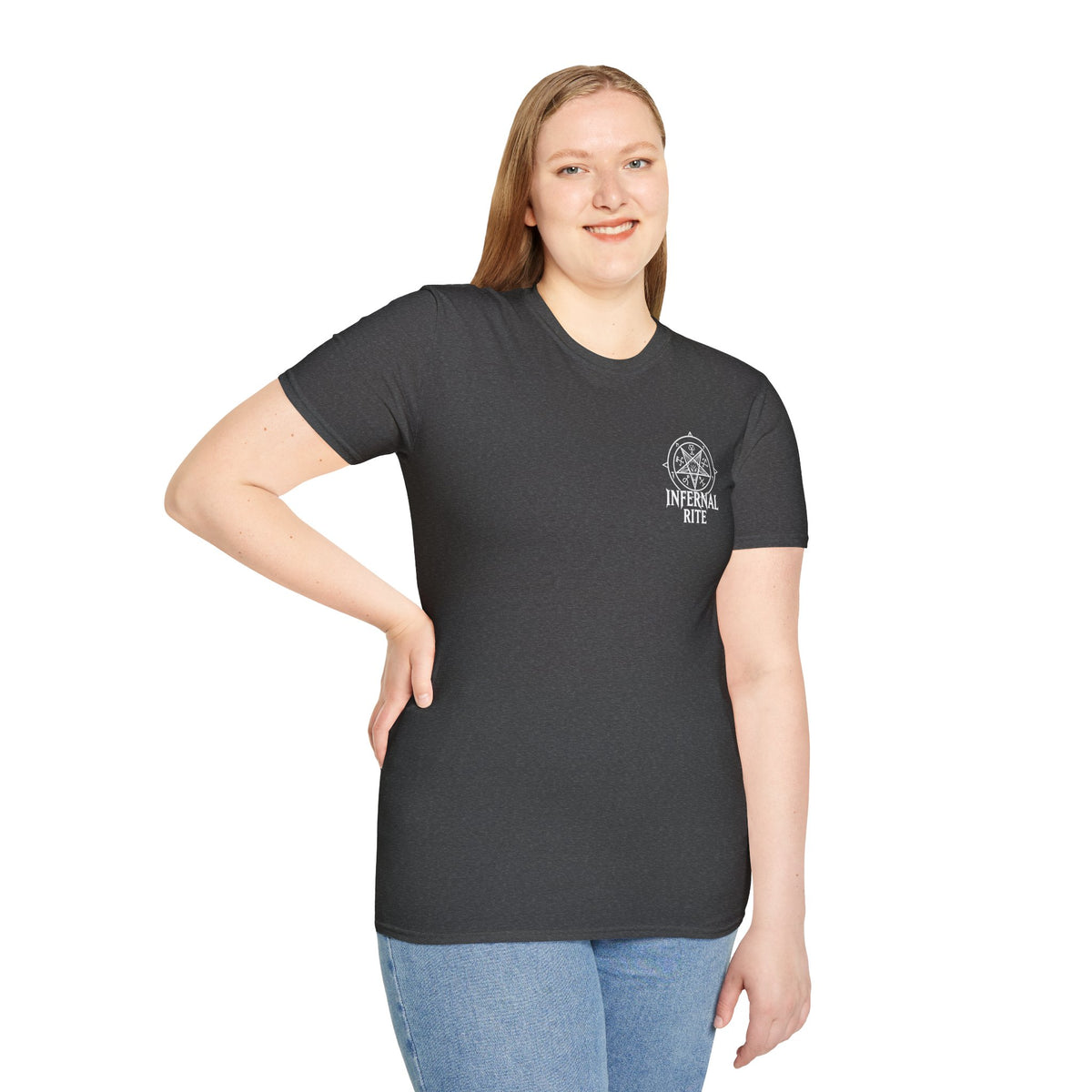 Infernal Rite Tee, Vanguard of Damned Shirt, Dark Fantasy Heavy Metal Band Merchandise Graphic Tee