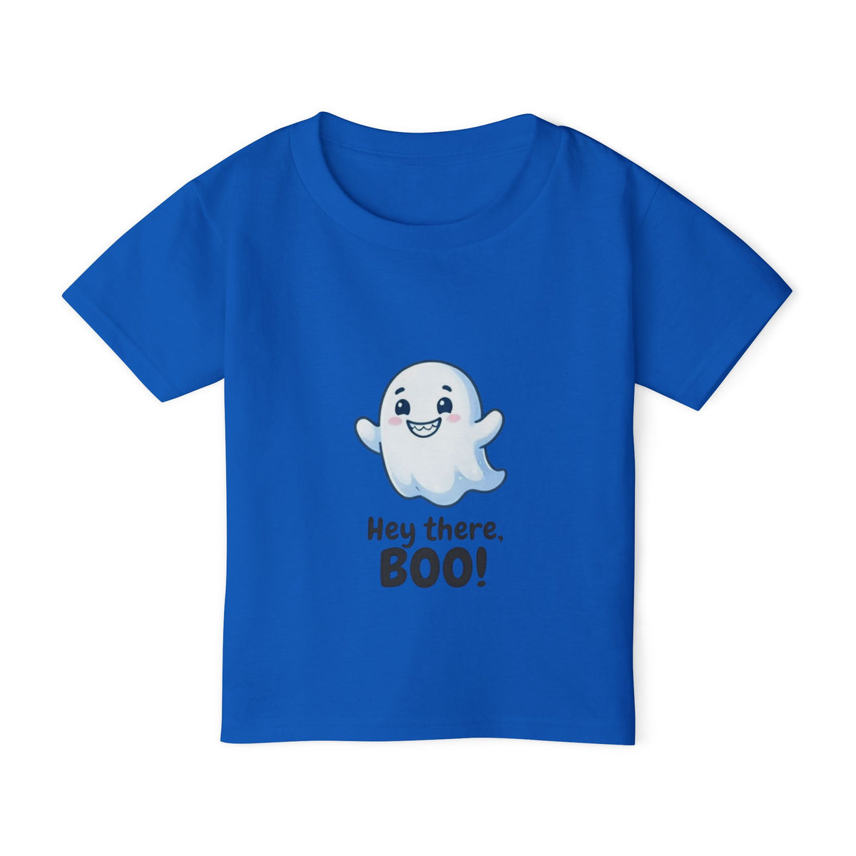 Hey There Boo Toddler Tee | Kawaii Ghost Halloween Kids Shirt