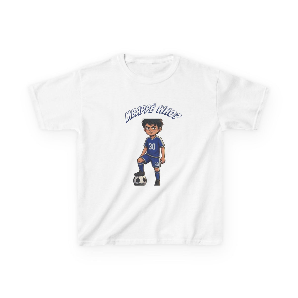 Mbappe Youth Soccer T-Shirt, Kids Football Graphic Tee, Kylian Mbappe Fan Gift, Cool Sports Shirt for Boys and Girls