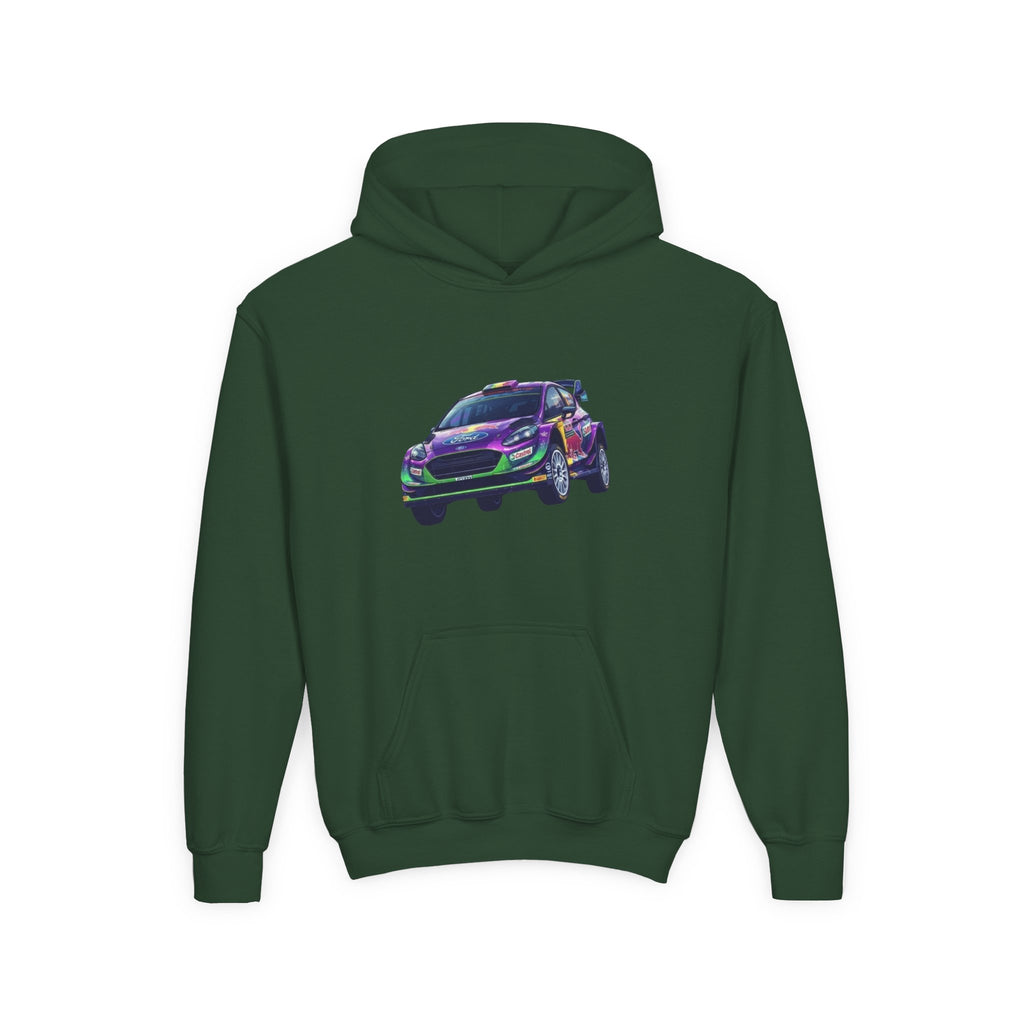 Airborne Stage Hoodie, Dirt Racing Kids Sweatshirt, Youth Apex Jump Graphic Pullover