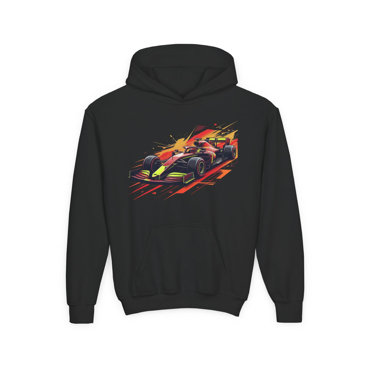 Open Wheel Hoodie, Modern Formula Kids Sweatshirt, Youth Aero Slipstream Racing Graphic Pullover
