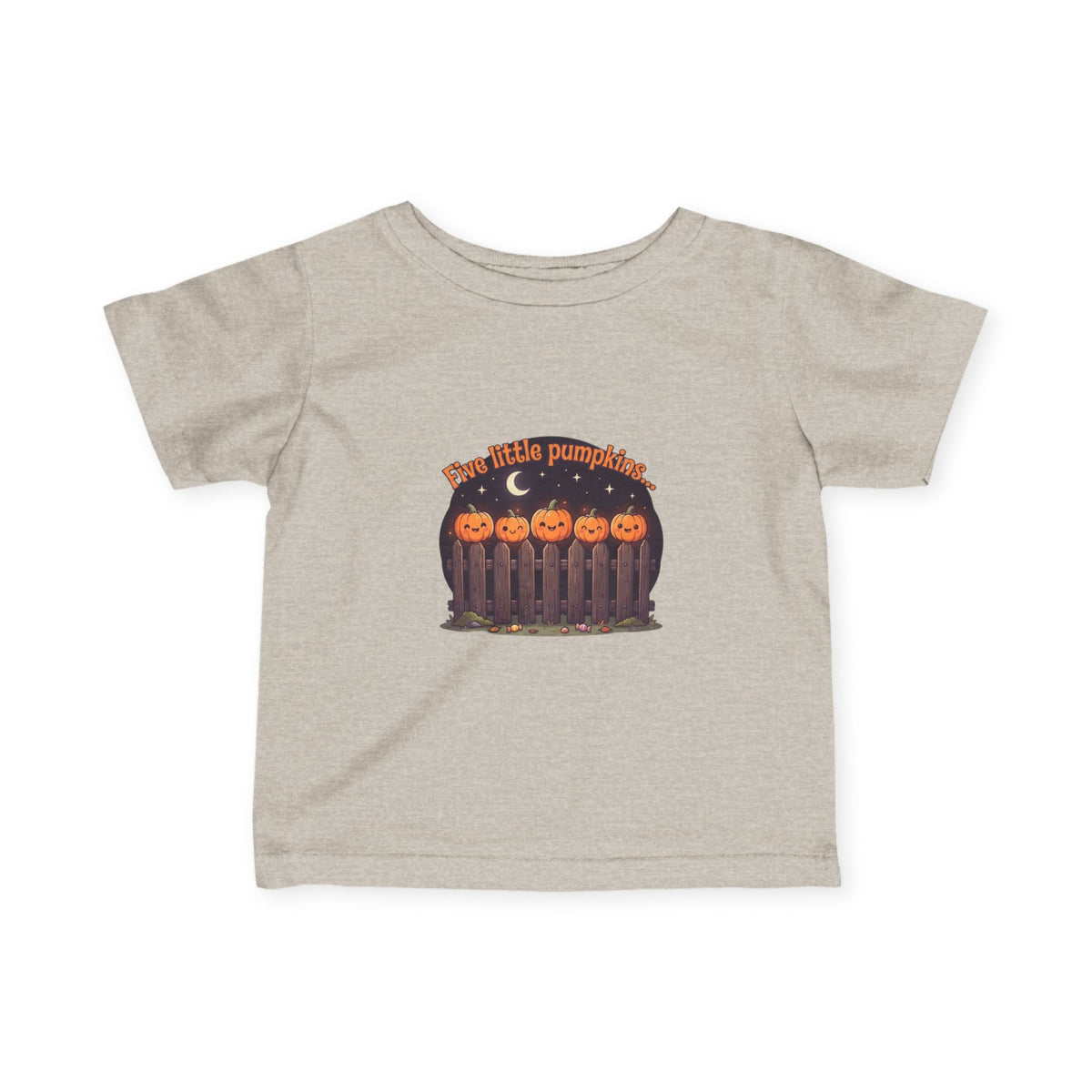 Five Little Pumpkins Infant Tee | Picket Fence Storybook Halloween Baby Shirt