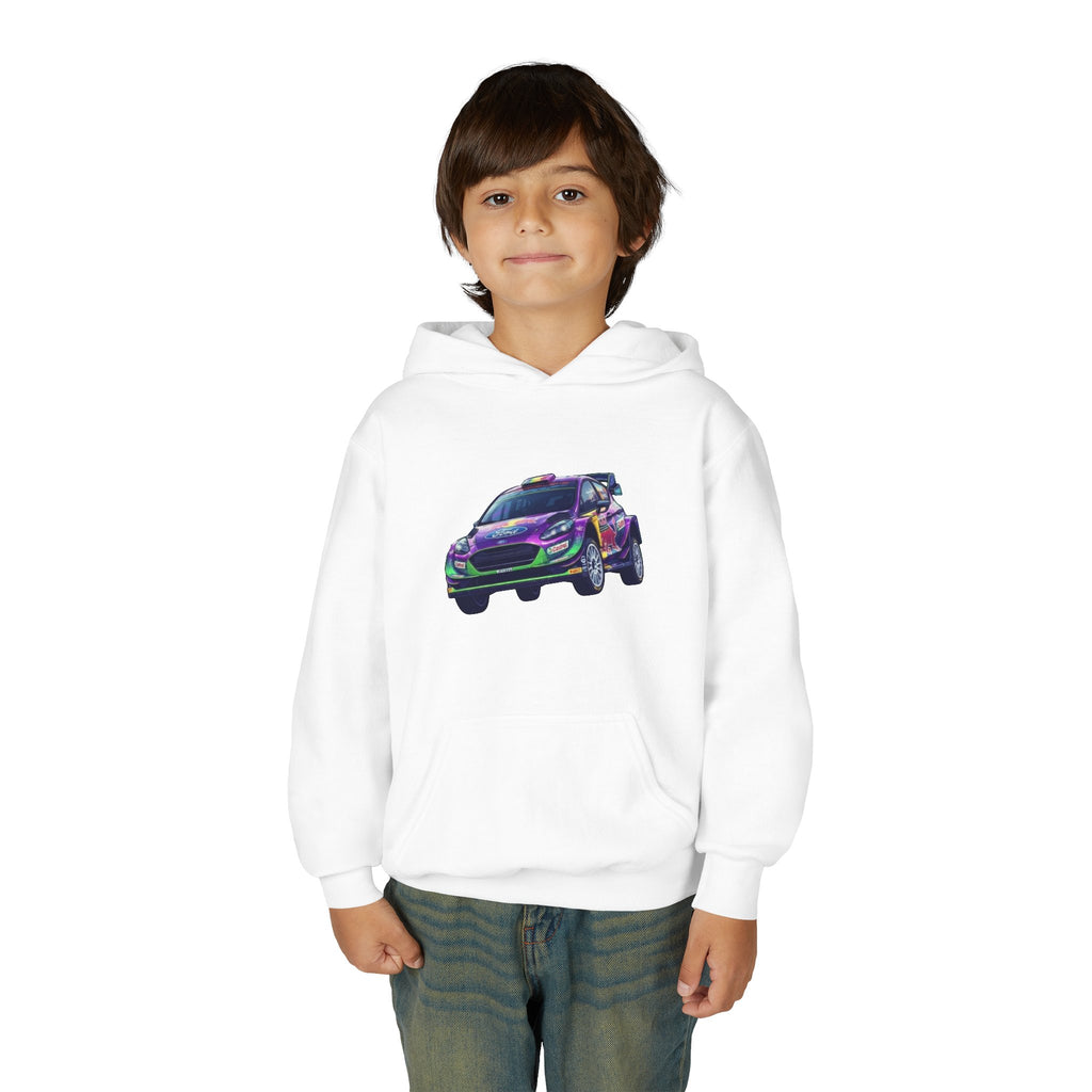 Airborne Stage Hoodie, Dirt Racing Kids Sweatshirt, Youth Apex Jump Graphic Pullover