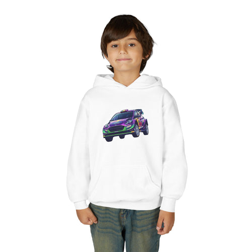 Airborne Stage Hoodie, Dirt Racing Kids Sweatshirt, Youth Apex Jump Graphic Pullover