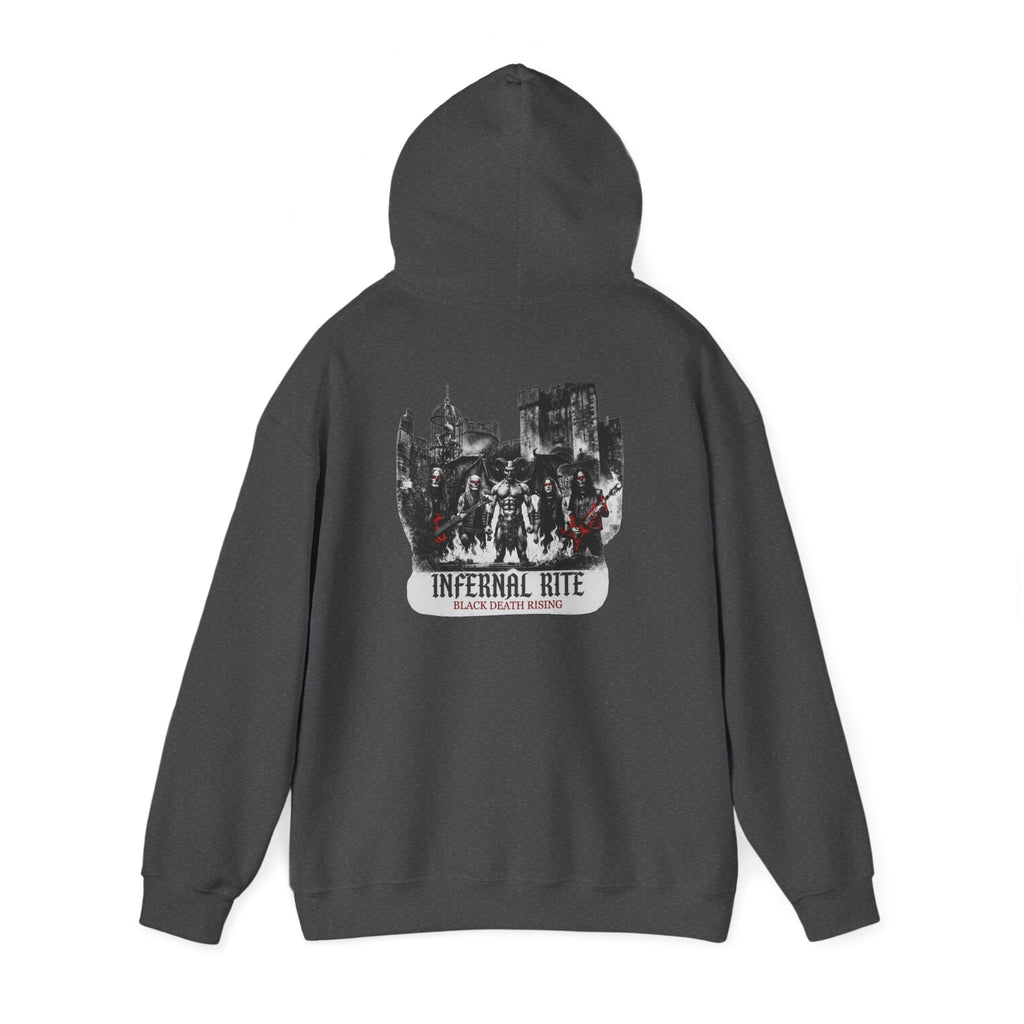 Infernal Rite "Black Death Rising" Premium Streetwear Heavyweight Hoodie