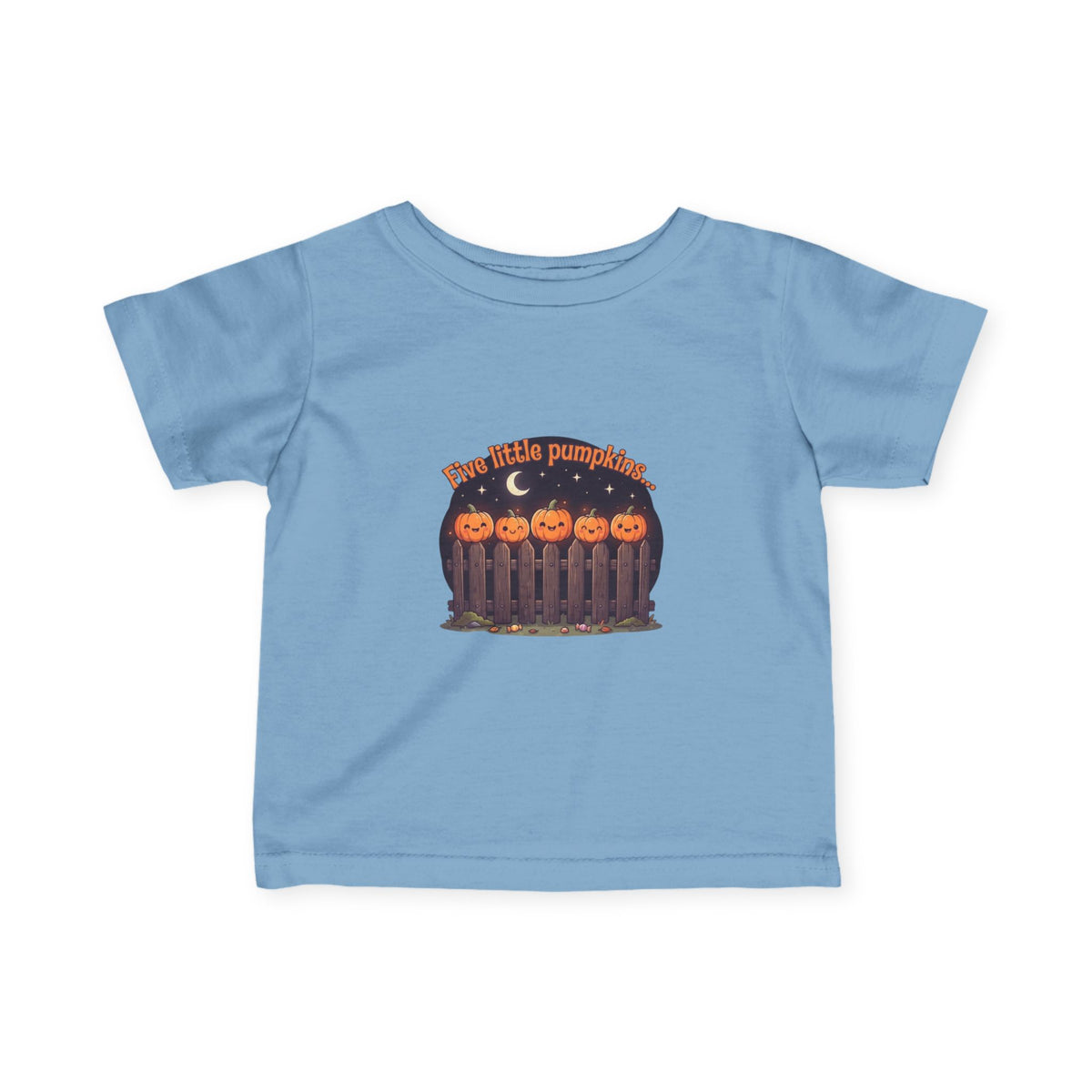 Five Little Pumpkins Infant Tee | Picket Fence Storybook Halloween Baby Shirt