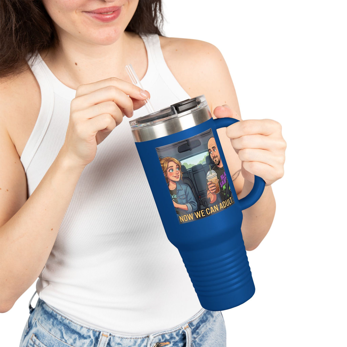 Now We Can Adult travel mug | 40oz insulated tumbler