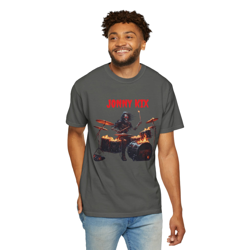 Infernal Rite  "Jonny Kix" Drummer Rock Band Tee