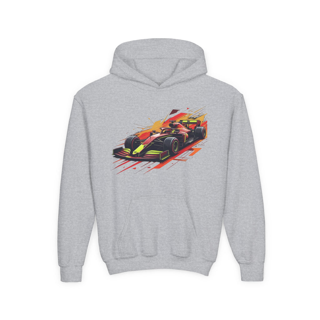 Open Wheel Hoodie, Modern Formula Kids Sweatshirt, Youth Aero Slipstream Racing Graphic Pullover