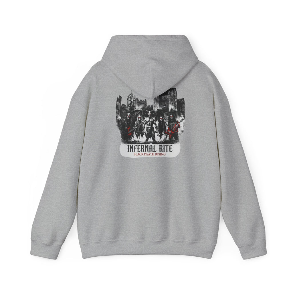 Infernal Rite "Black Death Rising" Premium Streetwear Heavyweight Hoodie