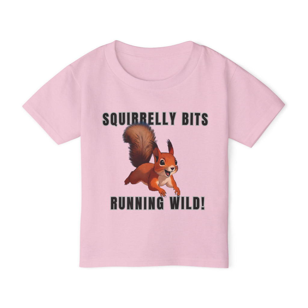 Squirrel Cartoon Running Wild toddler t-shirt