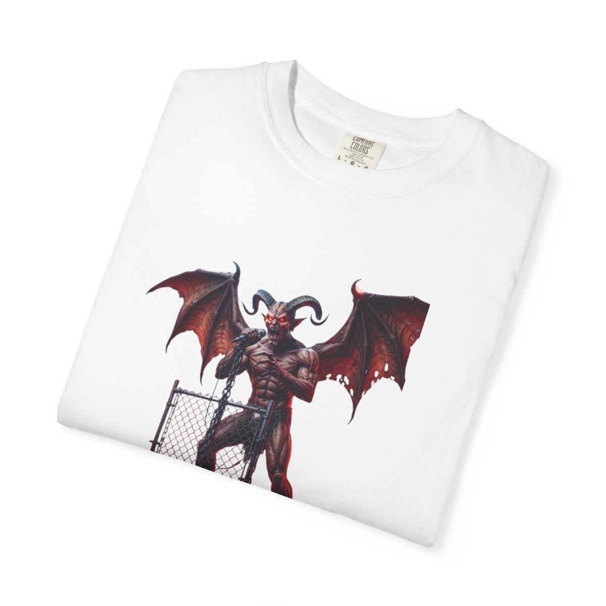 Infernal Rite "LUCIFER" Heavyweight Streetwear Metal Frontman Tee