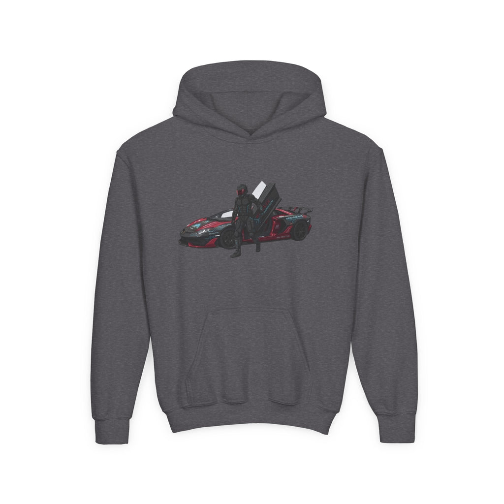 Kids Villain Hoodie, Void Rift Solo Car Kids Sweatshirt, Youth Nemesis Driver Retro Anime Graphic Pullover
