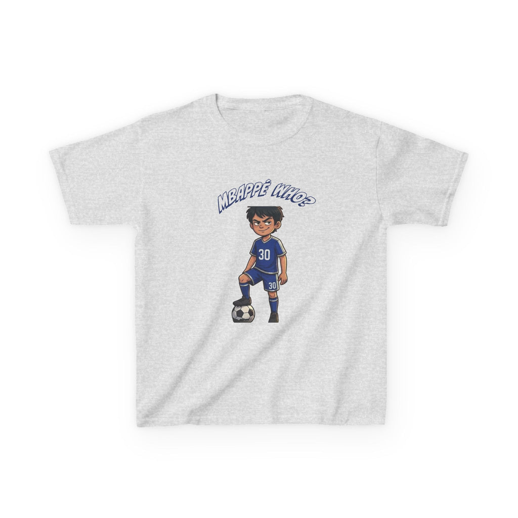 Mbappe Youth Soccer T-Shirt, Kids Football Graphic Tee, Kylian Mbappe Fan Gift, Cool Sports Shirt for Boys and Girls