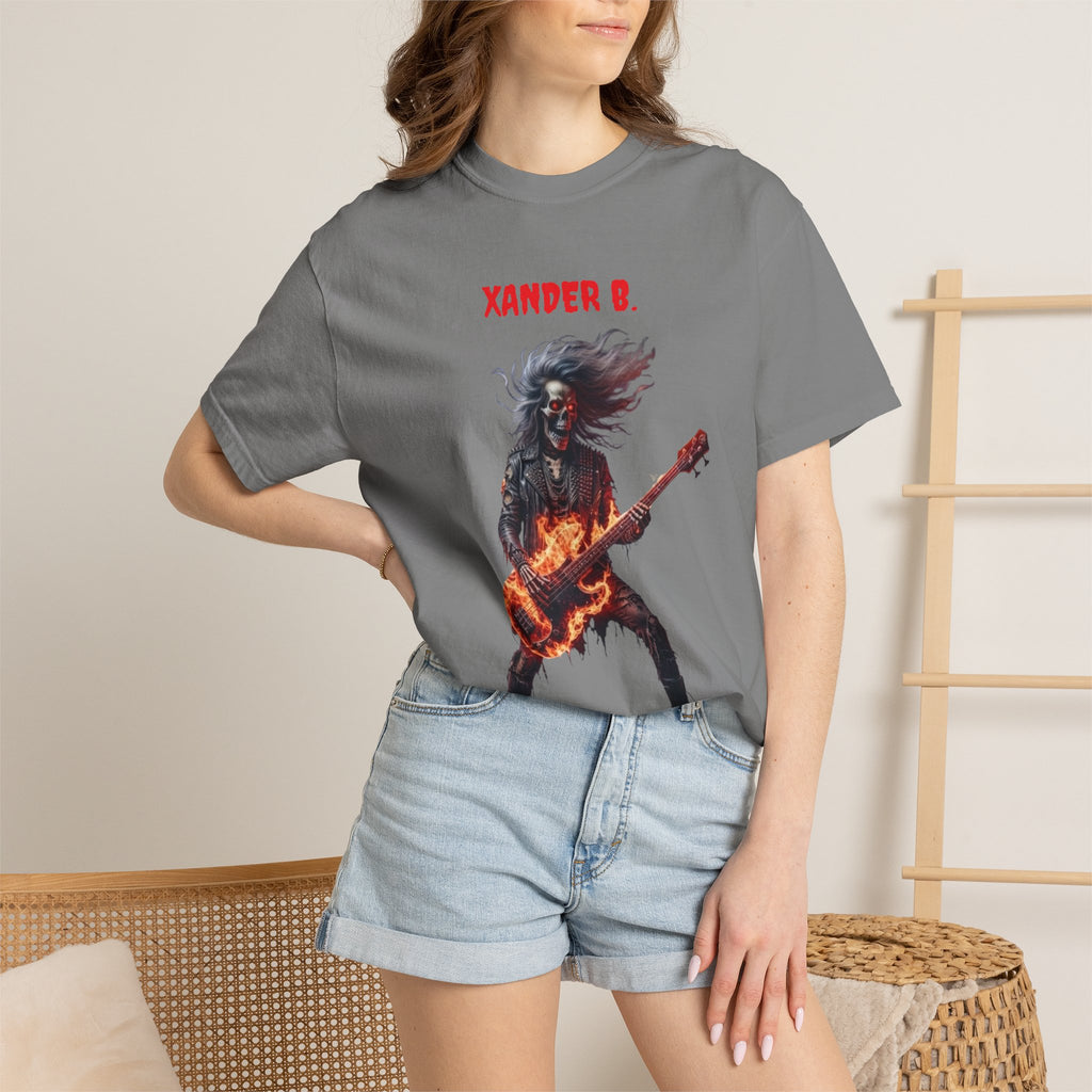 Infernal Rite "XANDER B" Heavyweight Streetwear Metal Bass Guitarist Tee