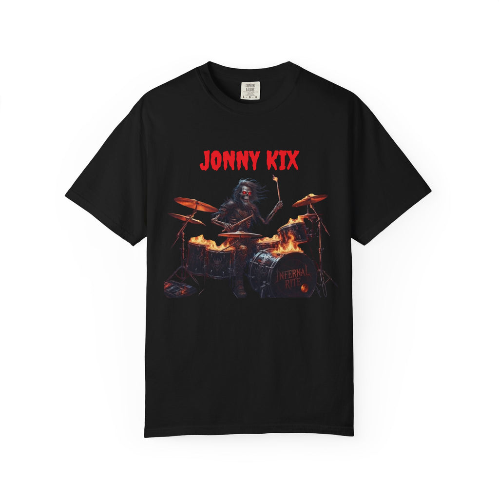 Infernal Rite  "Jonny Kix" Drummer Rock Band Tee