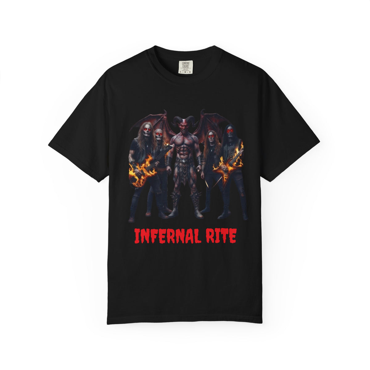 Infernal Rite "Full Lineup" Heavyweight Streetwear Metal Band Tee