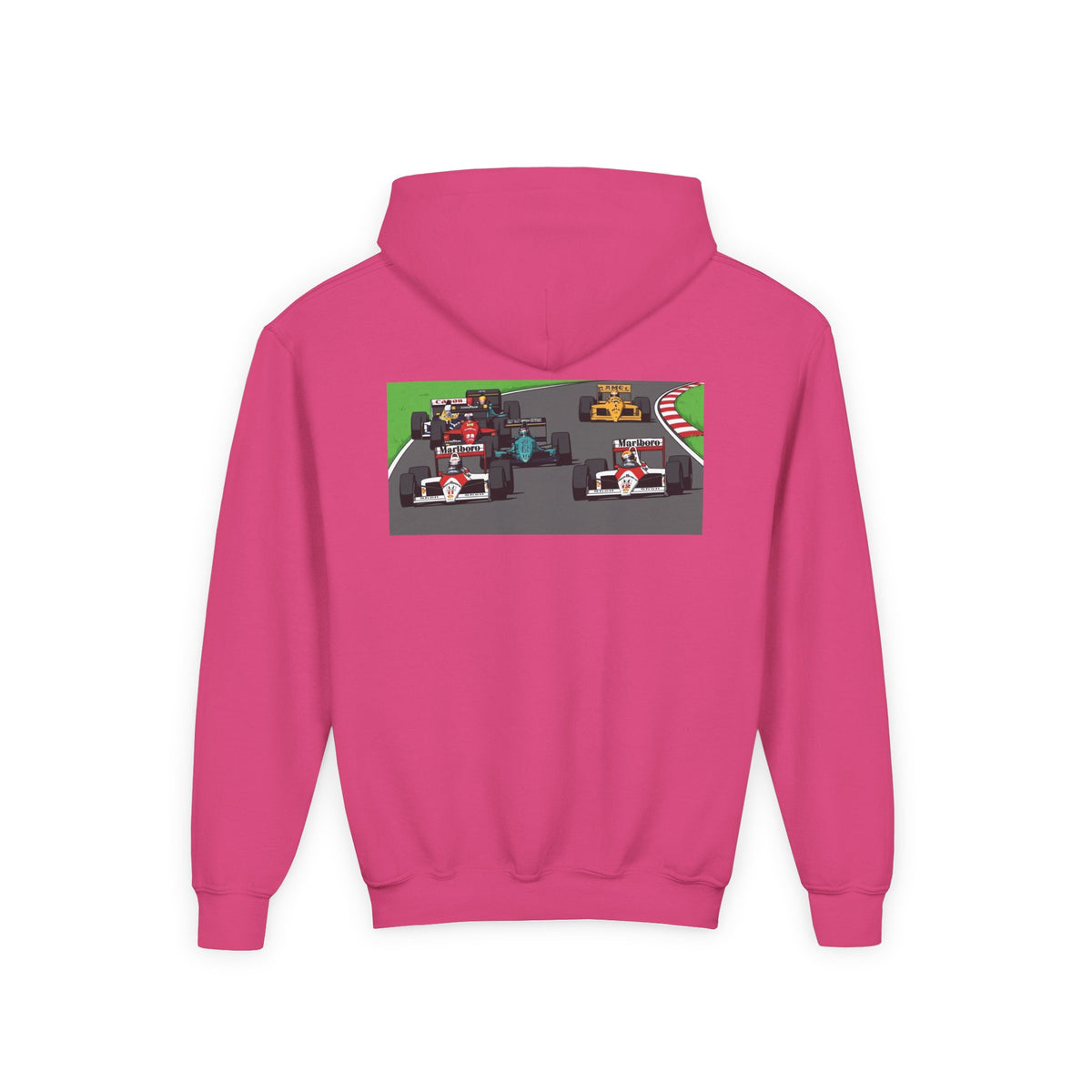 Grid Pack Hoodie, Turbo Era Sweatshirt, Vintage Grand Prix Back Graphic Unisex Pullover