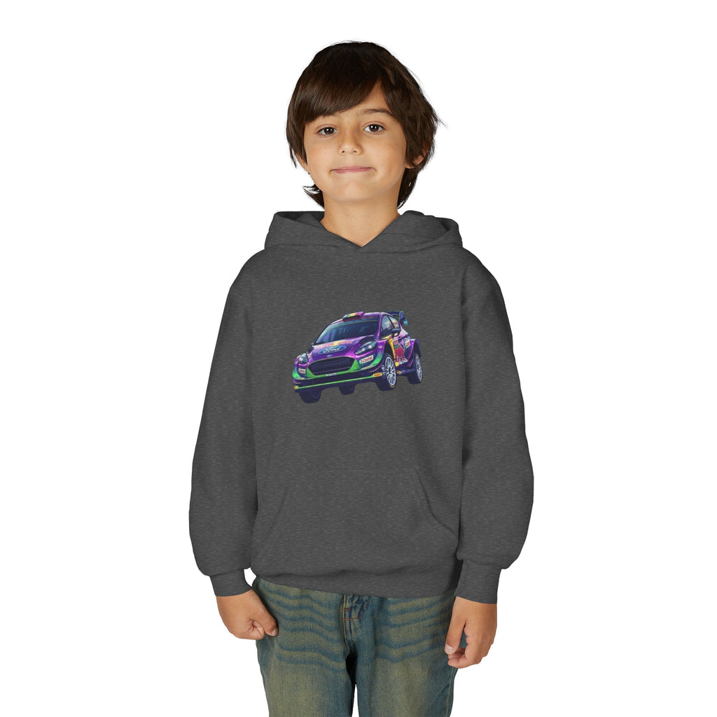 Airborne Stage Hoodie, Dirt Racing Kids Sweatshirt, Youth Apex Jump Graphic Pullover