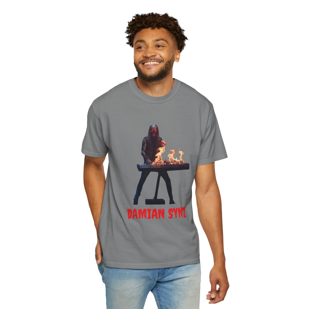 Infernal Rite "Damian Synz" Heavyweight Streetwear Metal Synth Tech Tee