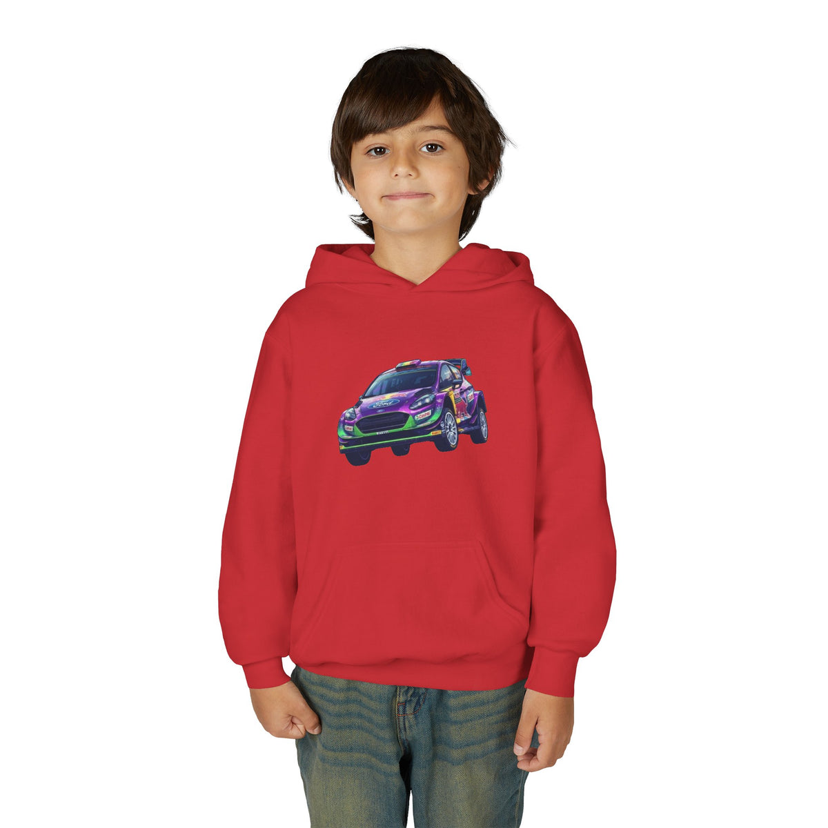 Airborne Stage Hoodie, Dirt Racing Kids Sweatshirt, Youth Apex Jump Graphic Pullover