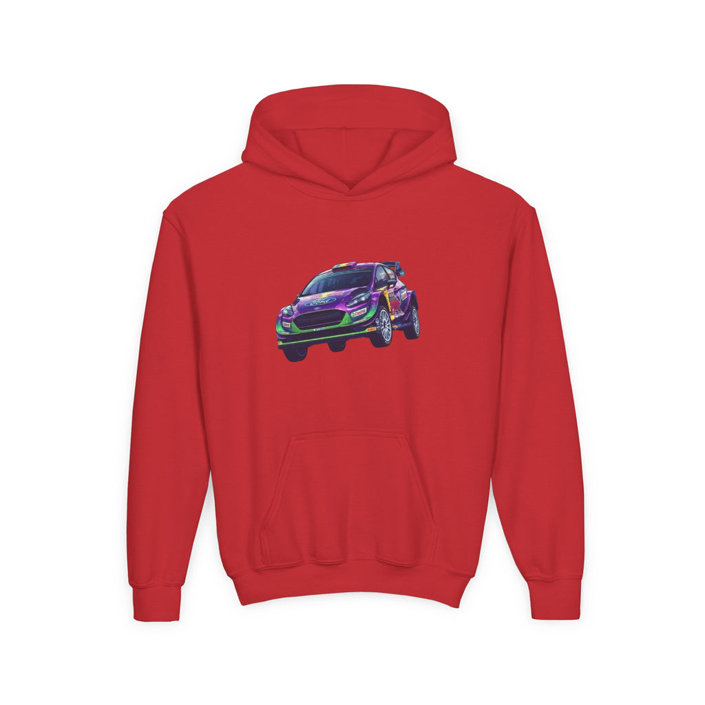 Airborne Stage Hoodie, Dirt Racing Kids Sweatshirt, Youth Apex Jump Graphic Pullover