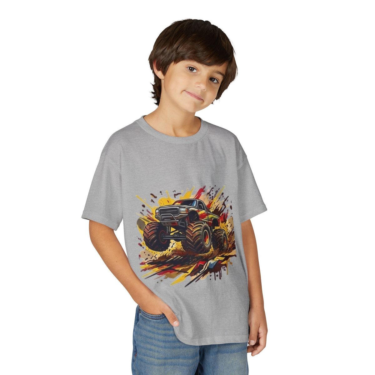 Copy of Monster Truck Illustration Youth T-Shirt | Mud Splash Racing