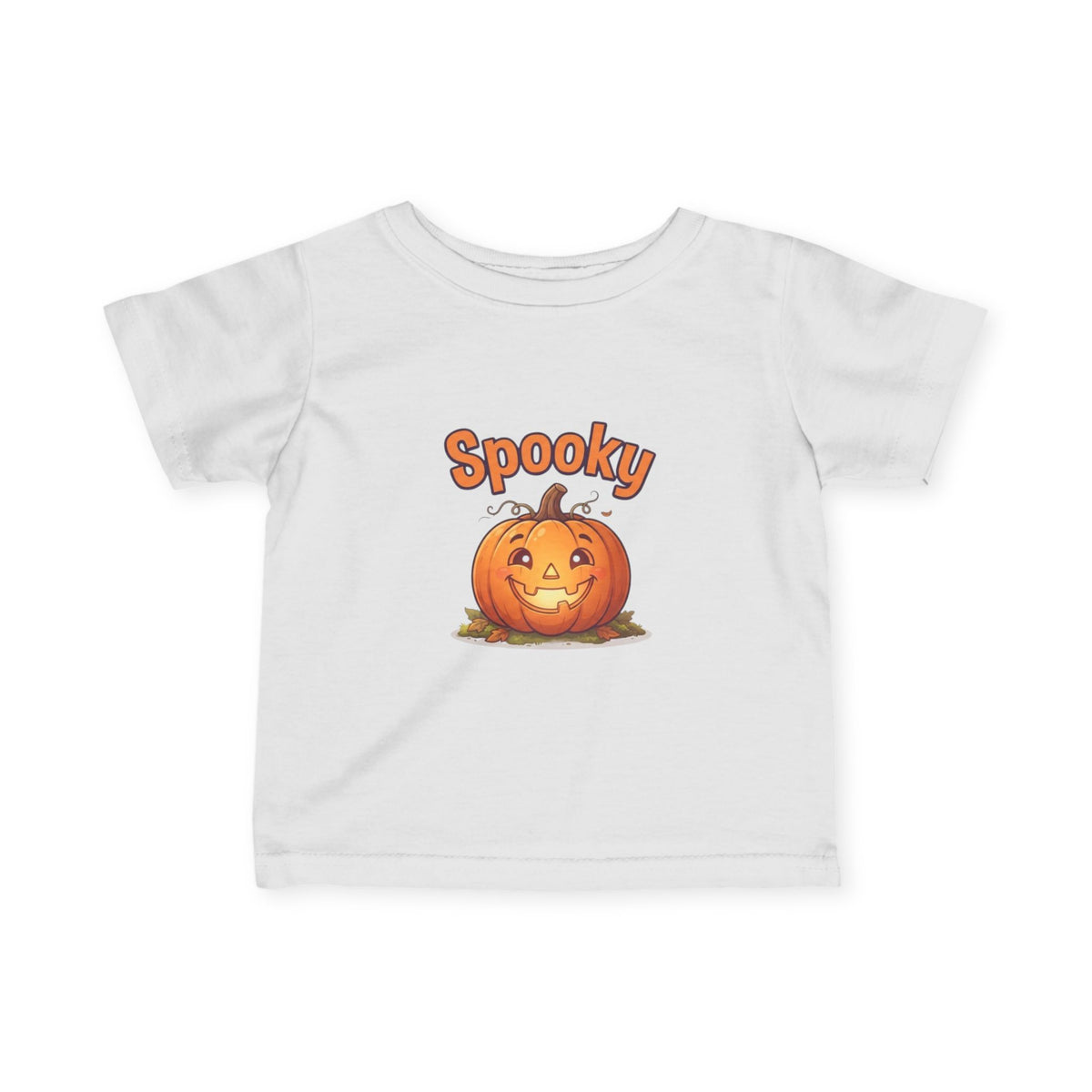 Halloween Jack-O-Lantern Baby Tee | Spooky Pumpkin Infant Shirt