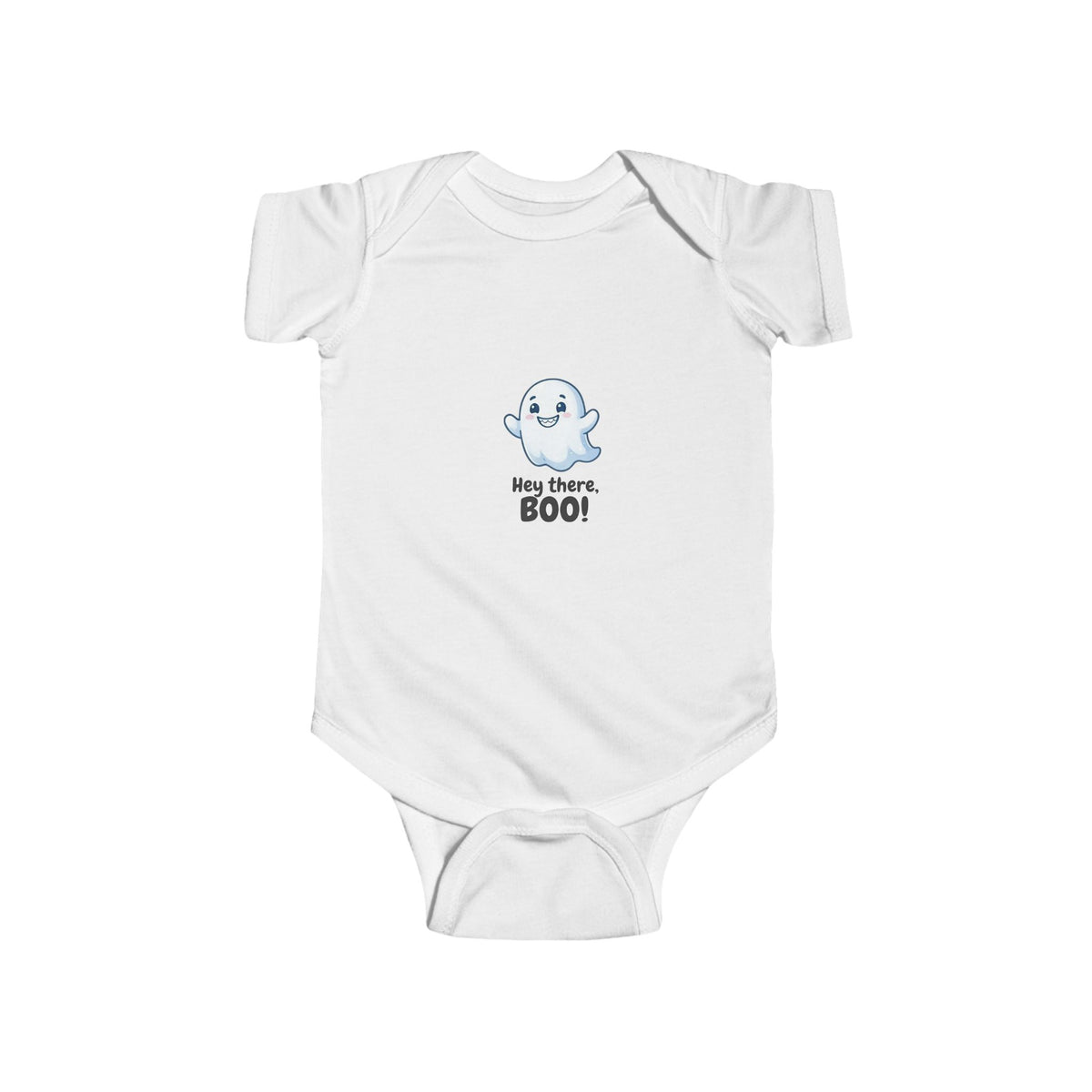 Hey There Boo Halloween Baby Bodysuit | Spooky Cute Ghost Onesie