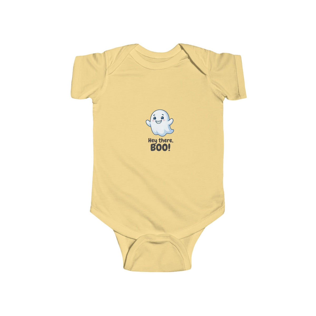 Hey There Boo Halloween Baby Bodysuit | Spooky Cute Ghost Onesie
