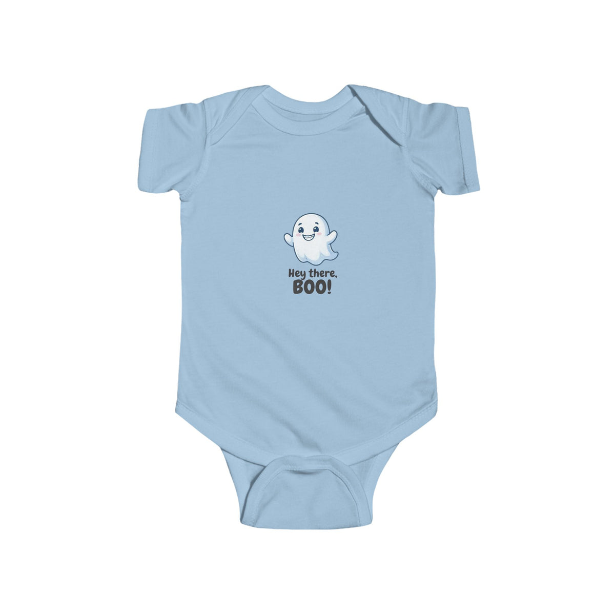 Hey There Boo Halloween Baby Bodysuit | Spooky Cute Ghost Onesie