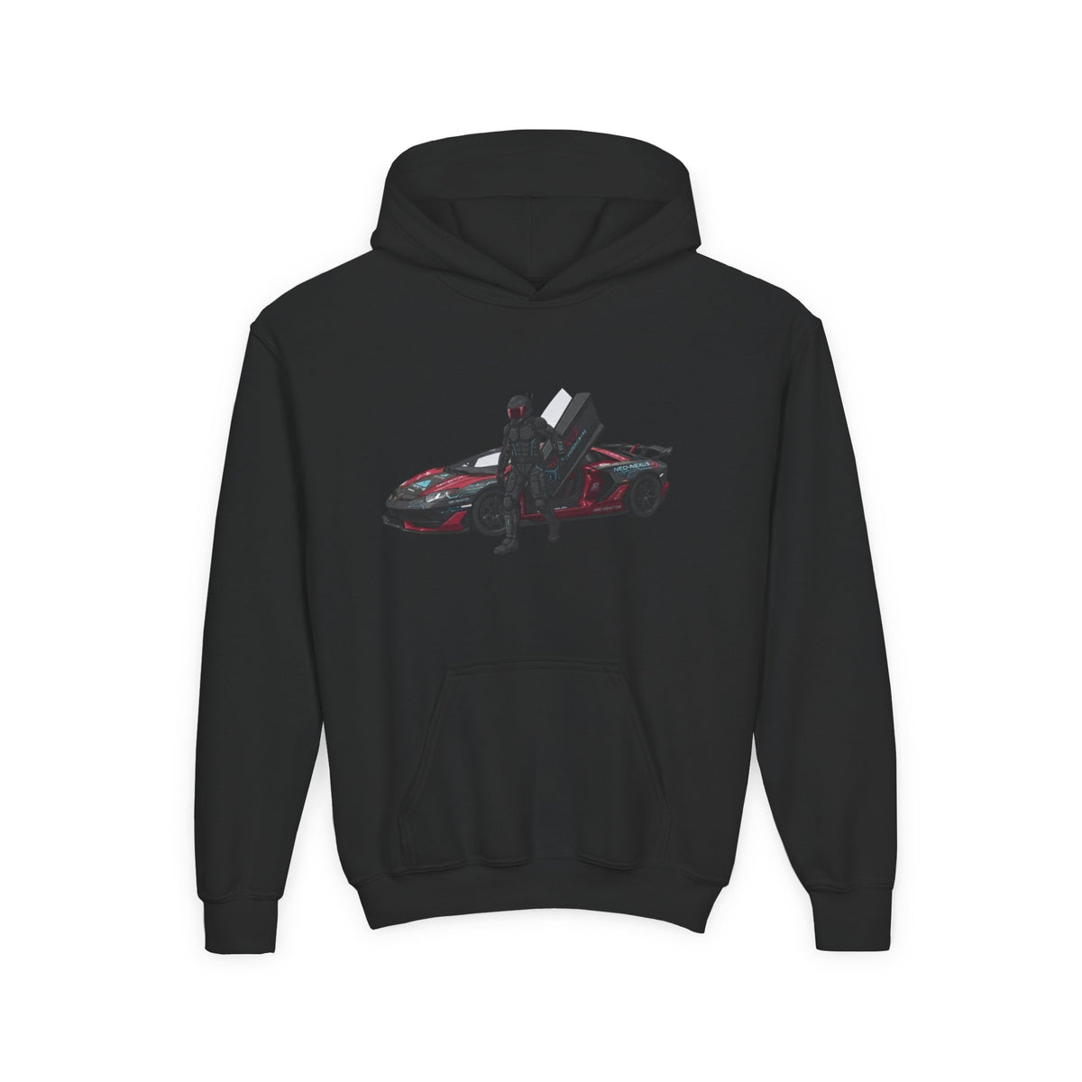 Kids Villain Hoodie, Void Rift Solo Car Kids Sweatshirt, Youth Nemesis Driver Retro Anime Graphic Pullover