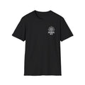 White Sigil Emblem T-Shirt, Infernal Rite Heavy Metal Concert Back Print Tee, Double Sided Gothic Demon Rock Merch