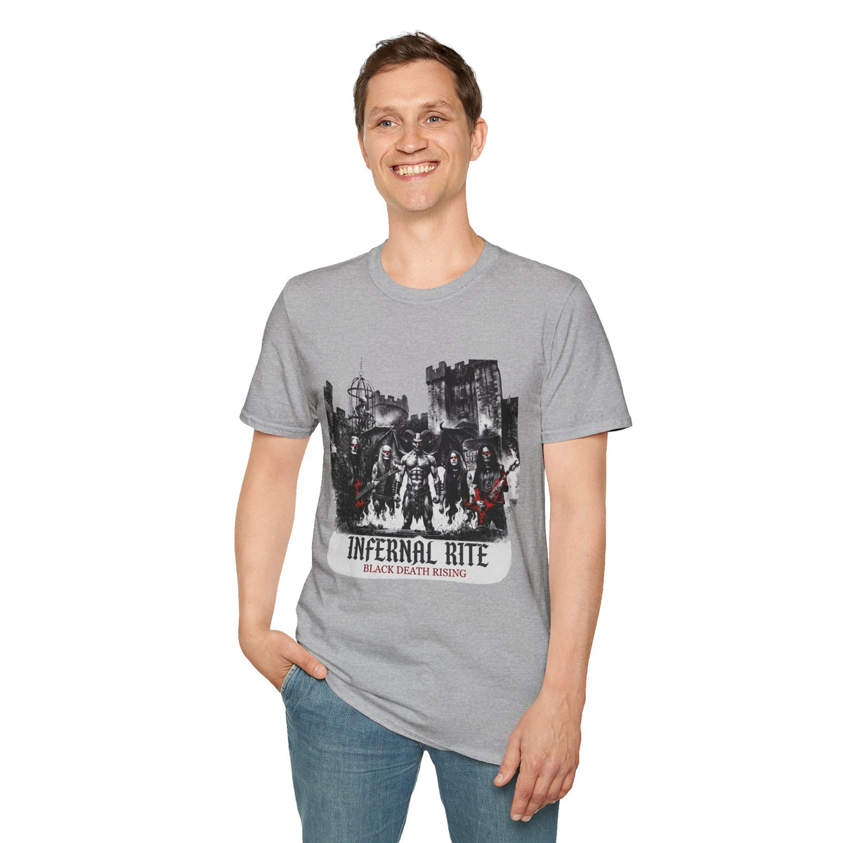 Infernal Rite "Black Death Rising" 2-Sided Premium Graphic Tee