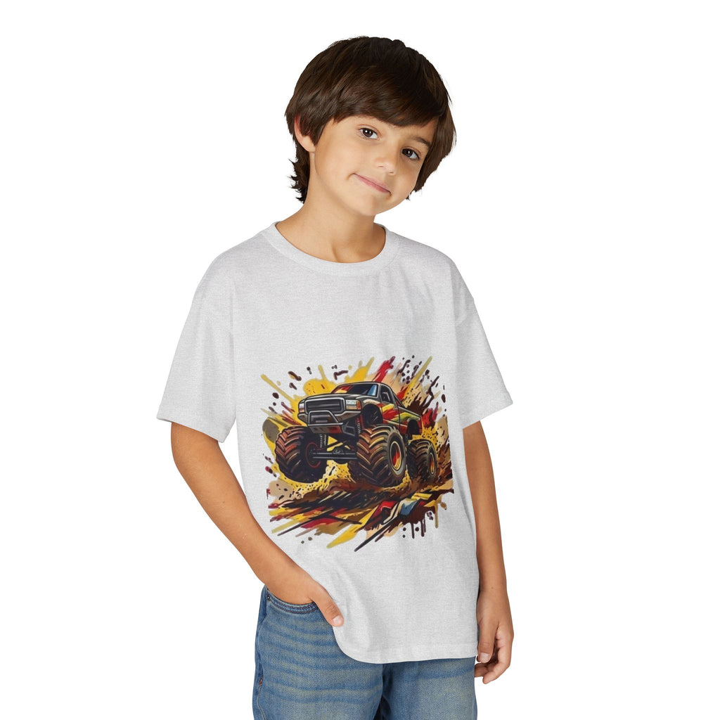 Monster Truck Youth Shirt, Kids Graphic Tee, Monster Truck Birthday Gift, Cool Truck T-Shirt for Boys and Girls