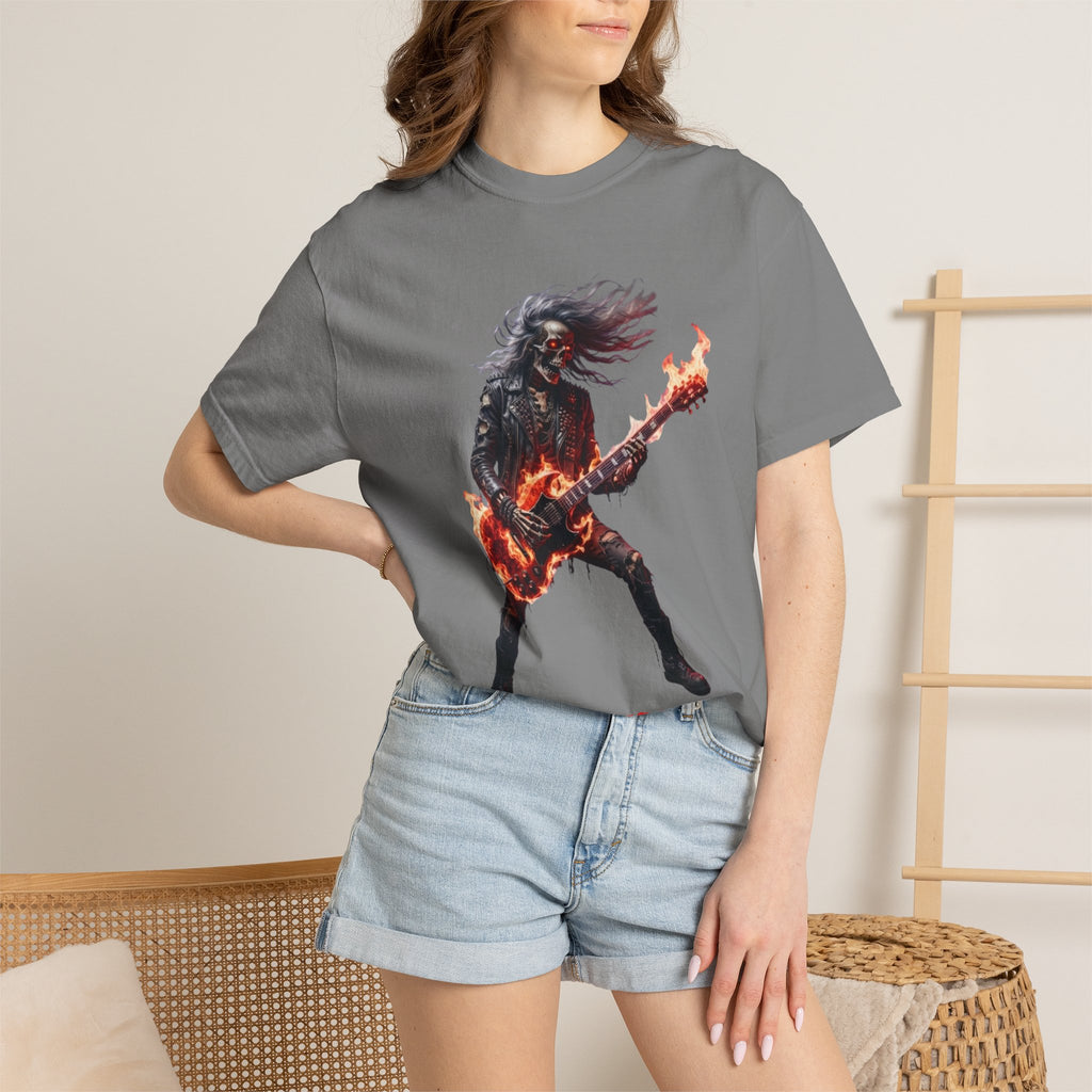 Infernal Rite "CC Fuego" Heavyweight Streetwear Metal Guitarist Tee