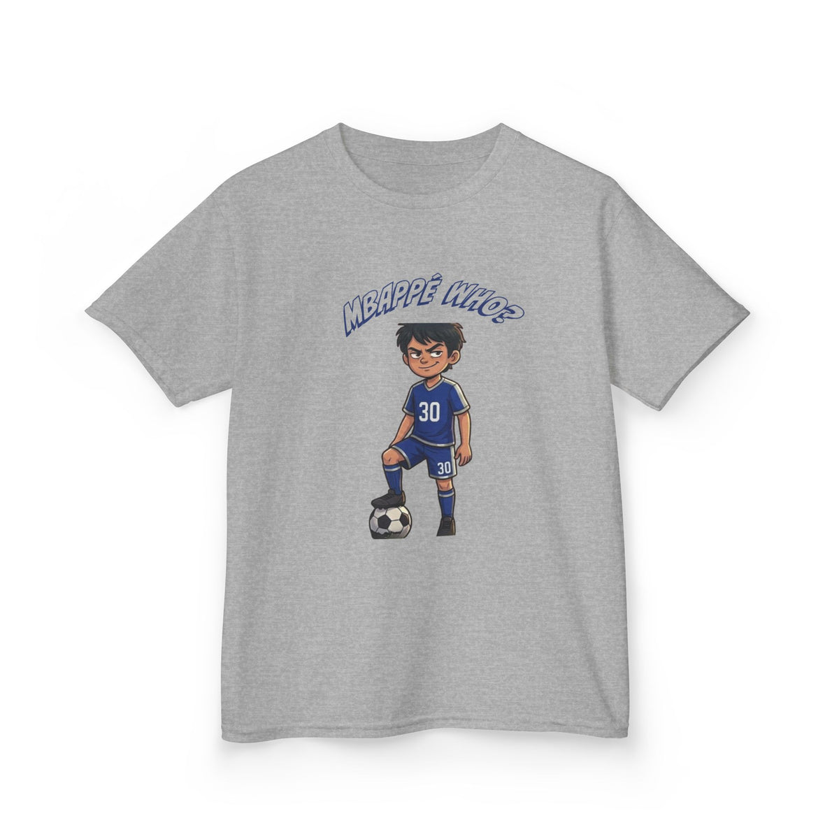 Mbappe Youth Soccer T-Shirt, Kids Football Graphic Tee, Kylian Mbappe Fan Gift, Cool Sports Shirt for Boys and Girls