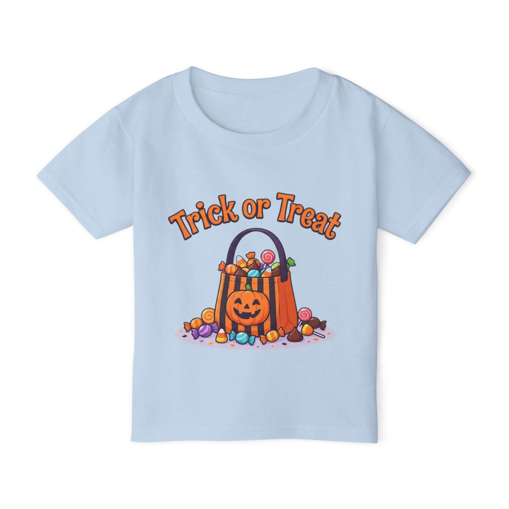 Candy Bucket Halloween Toddler Tee | Retro Trick-or-Treat Kids Shirt