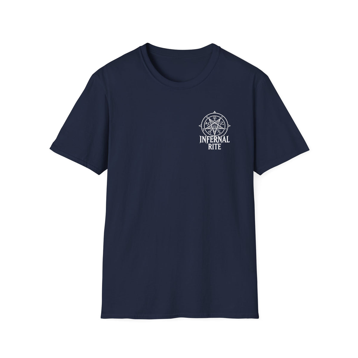 Infernal Rite Tee, Vanguard of Damned Shirt, Dark Fantasy Heavy Metal Band Merchandise Graphic Tee