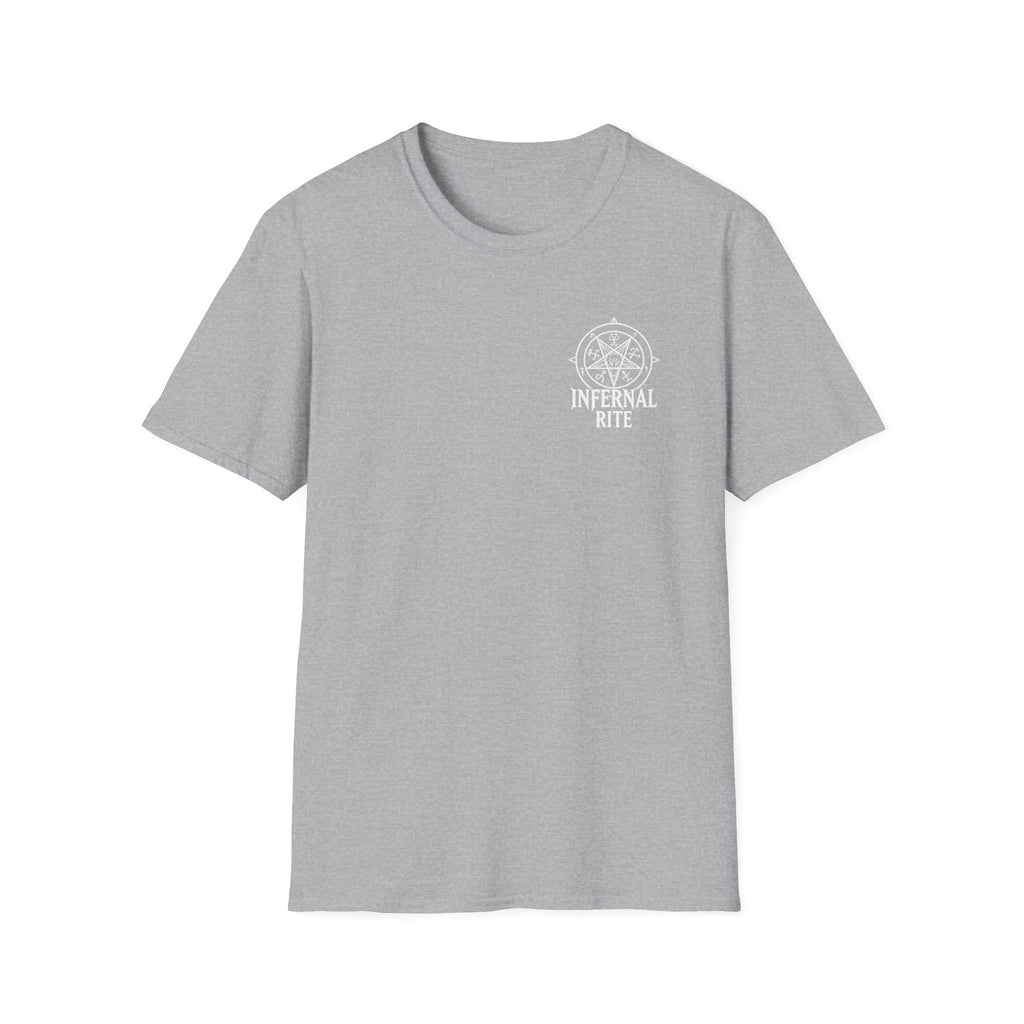 Infernal Rite Tee, Vanguard of Damned Shirt, Dark Fantasy Heavy Metal Band Merchandise Graphic Tee