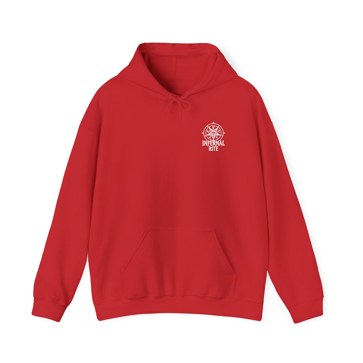 Infernal Rite™ Hoodie, Vanguard of Damned Sweatshirt, Dark Fantasy Heavy Metal Band Merchandise Graphic Pullover
