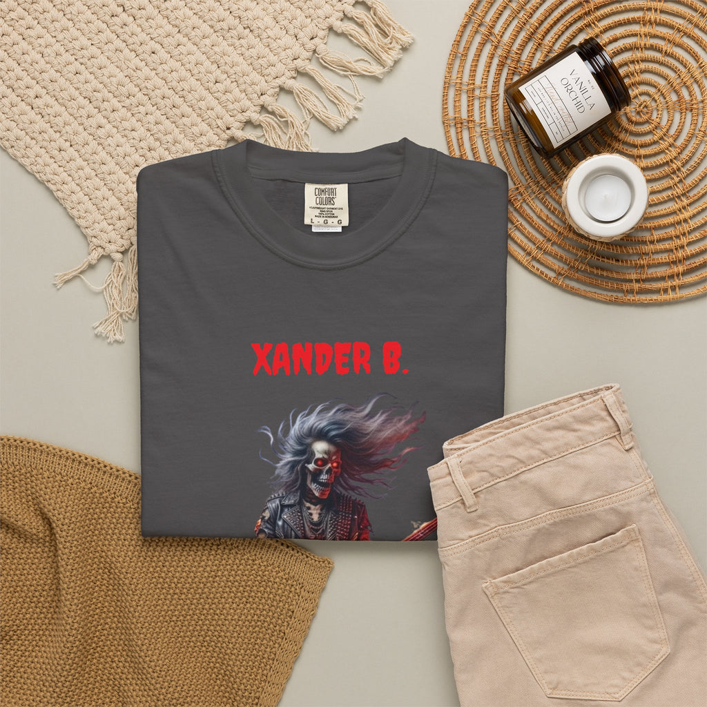 Infernal Rite "XANDER B" Heavyweight Streetwear Metal Bass Guitarist Tee