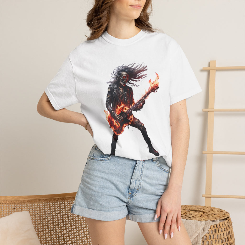 Infernal Rite "CC Fuego" Heavyweight Streetwear Metal Guitarist Tee
