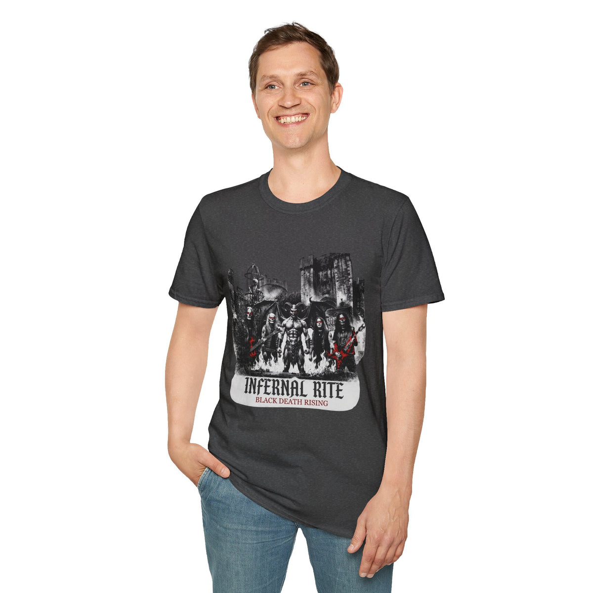 Infernal Rite "Black Death Rising" 2-Sided Premium Graphic Tee