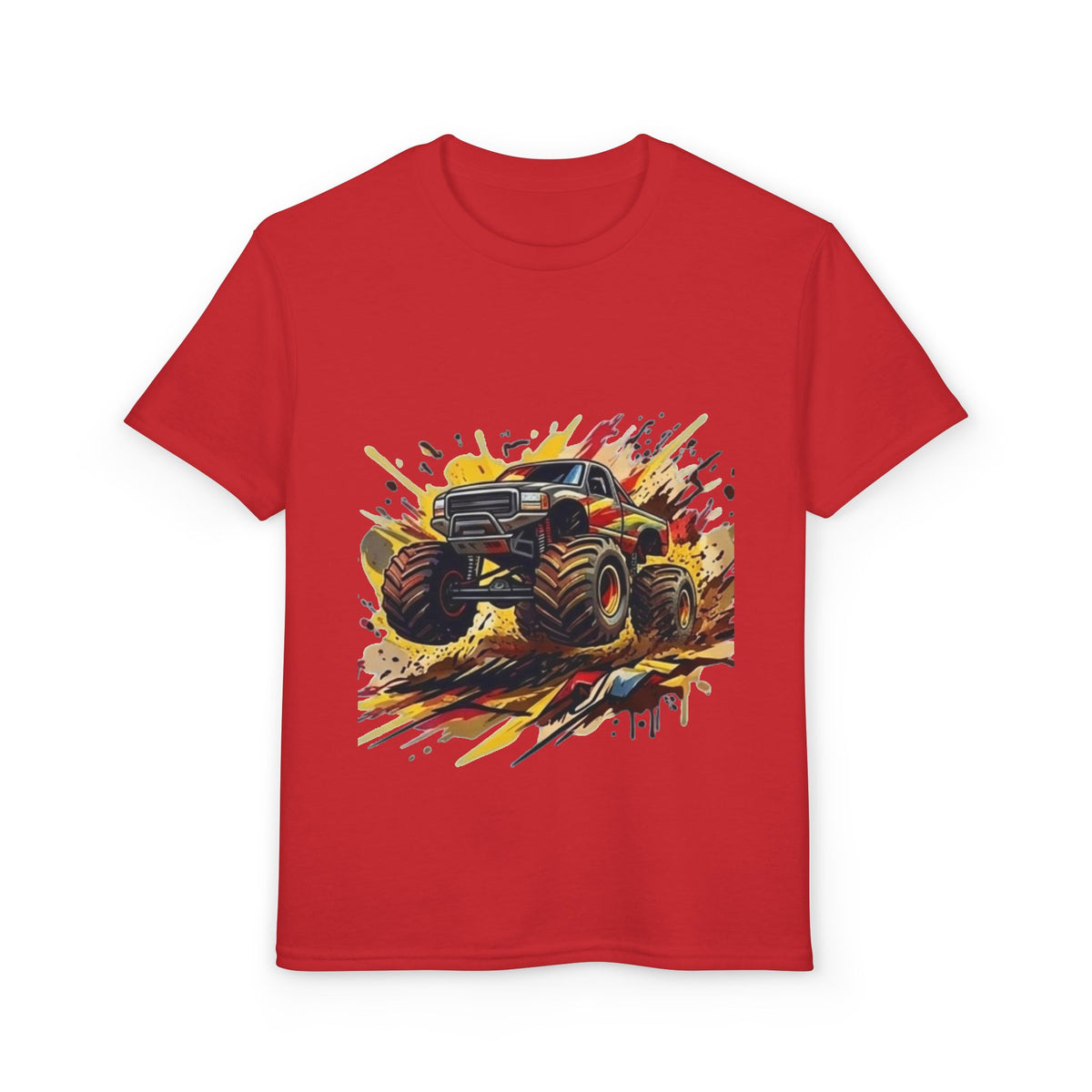 Copy of Monster Truck Illustration Youth T-Shirt | Mud Splash Racing